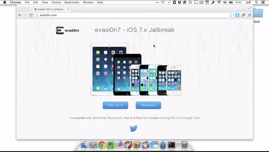  evasi0n7 to jailbreak iOS7